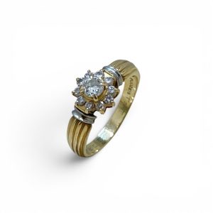K18 / Pt900 / 金プラチナコンビ / リング / 指輪 / ダイヤモンド / アクセサリー / 貴金属