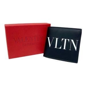 ヴァレンティノ / ガラヴァーニ / 二つ折り財布 / VLTN / ブラック / 中古