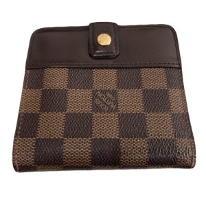 LOUIS VUITTON（ルイ・ヴィトン）の「ダミエ・エベヌ コンパクト・ジップ」