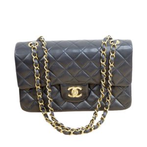 シャネル　Chanel マトラッセ23 ダブルフラップ チェーンショルダーバッグ