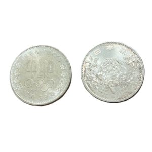 昭和39年オリンピック1000円銀貨