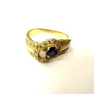 K18 18金 750 リング 石あり 石外れ アクセサリー 貴金属