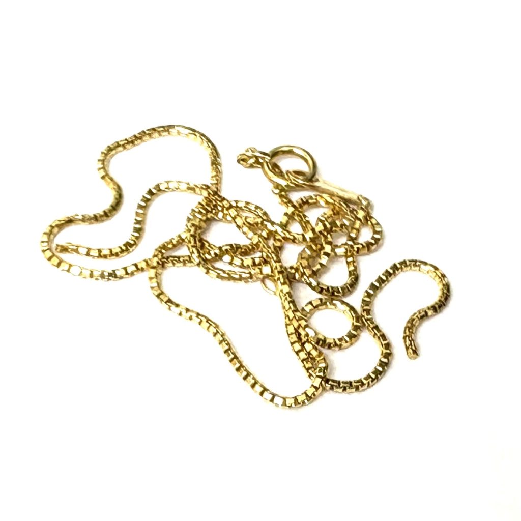 K18 18金 750 ネックレス 切れ 石なし アクセサリー 貴金属