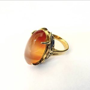 K18 18金 750 リング 石あり アクセサリー 貴金属