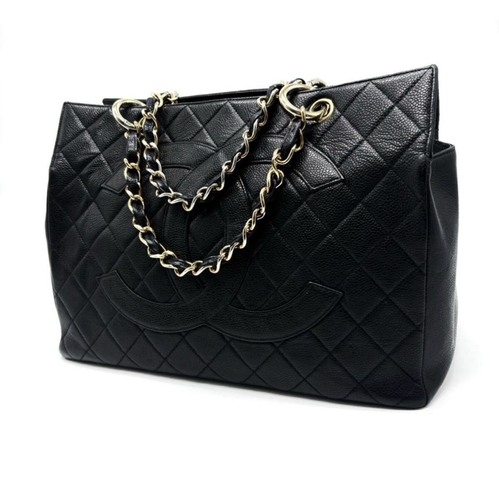 CHANEL シャネル ショルダーバッグ デカココ キャビアスキン