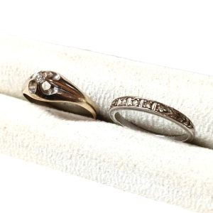 【K14WGリングまとめ】14金・ホワイトゴールド・メレダイヤ・貴金属・アクセサリー