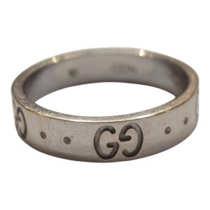 GUCCI グッチ アイコンリング K18WG 18金ホワイトゴールド