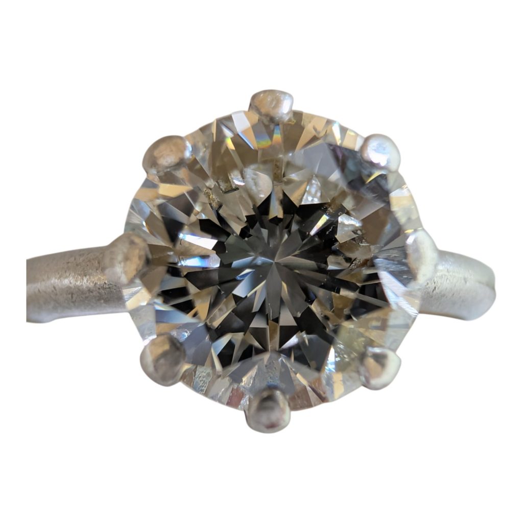 ダイヤモンド 2.568ct Pt900 リング
