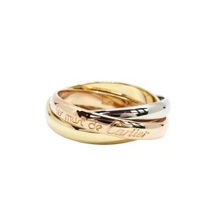 【Cartier(カルティエ)　リング　トリニティ/貴金属・アクセサリー・ピンクゴールド・宝石・メンズ・レディース】