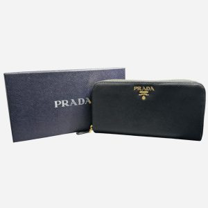 PRADA プラダ ラウンドファスナー ウォレット