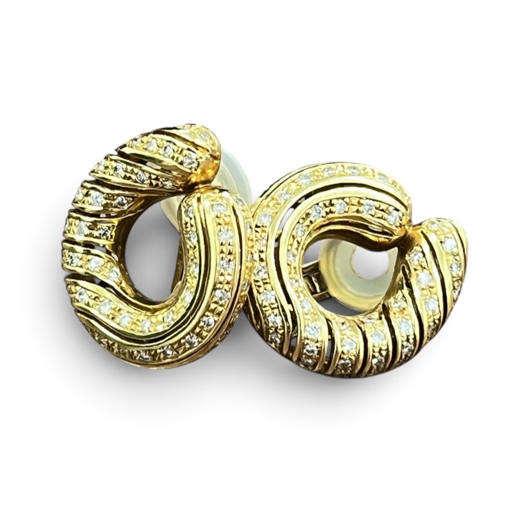 【K18 イヤリング】貴金属・アクセサリー・ピアス
