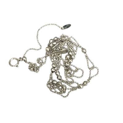 K18WG 18金 ホワイトゴールド アクセサリー ネックレス 石なし 貴金属