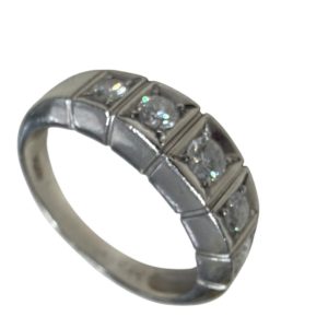 伊達市 Pt900 メレダイヤリング 0.5ct デザインリング 高価買取｜ダイヤモンド・プラチナ買取ならさすがや
