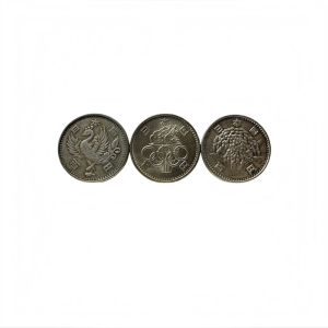 100円銀貨（鳳凰・稲穂・東京五輪）