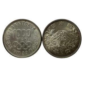 【1000円銀貨（昭和39年 東京オリンピック記念）】