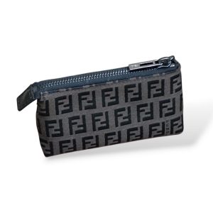 【Aランク】FENDI【ズッカ柄 コスメポーチ】