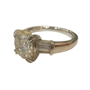 【ダイヤモンドも高額買取!!】Pt900　プラチナ900　ダイヤモンドリング　1ct