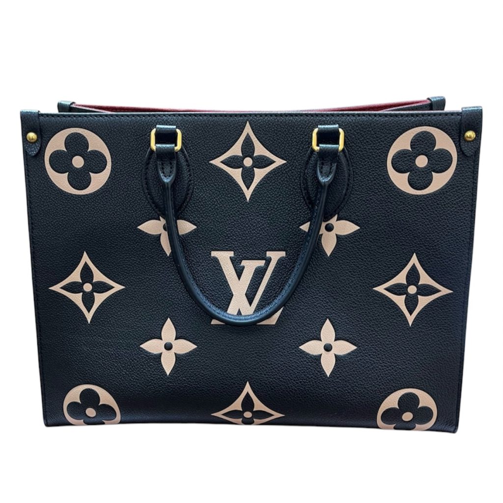 【オンザゴーMM バイカラーモノグラム・アンプラント】Louis Vuitton【M45495】（Bランク）