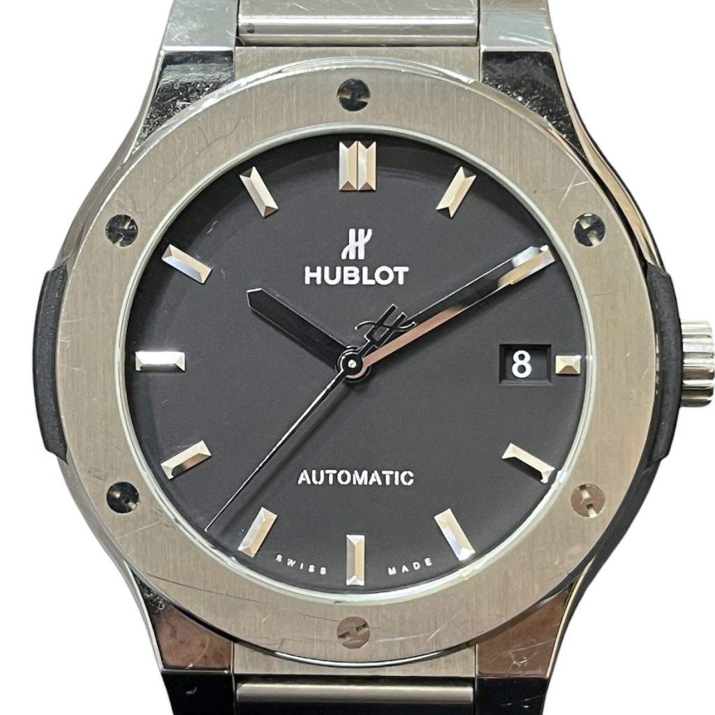 HUBLOT(ウブロ) クラシックフュージョン チタニウムブレスレット 510.NX.1170.NX 稼働 腕時計