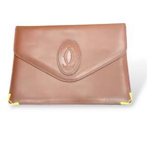 【Cランク】Cartier【マスト ドゥ カルティエ クラッチバッグ】