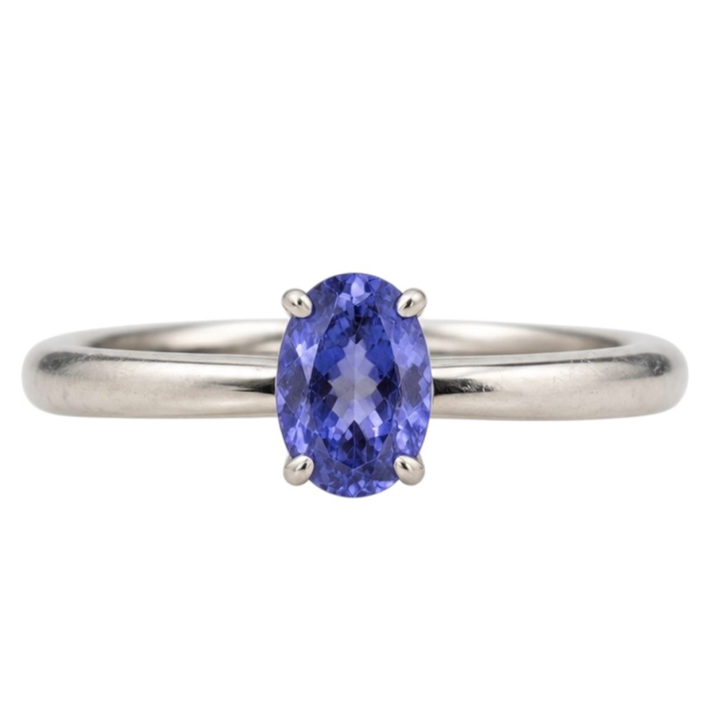 PT900（プラチナ900） タンザナイト1.91ct　リング