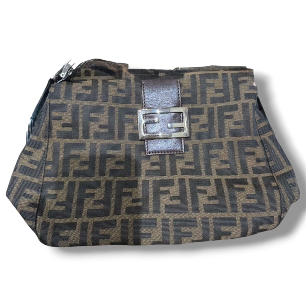 【ズッカ柄 ハンドバッグ】FENDI【Bランク】