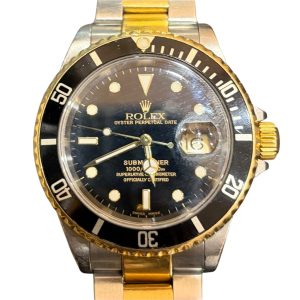 ロレックス(ROLEX) サブマリーナ デイト Ref.16613 黒サブ メンズ 腕時計