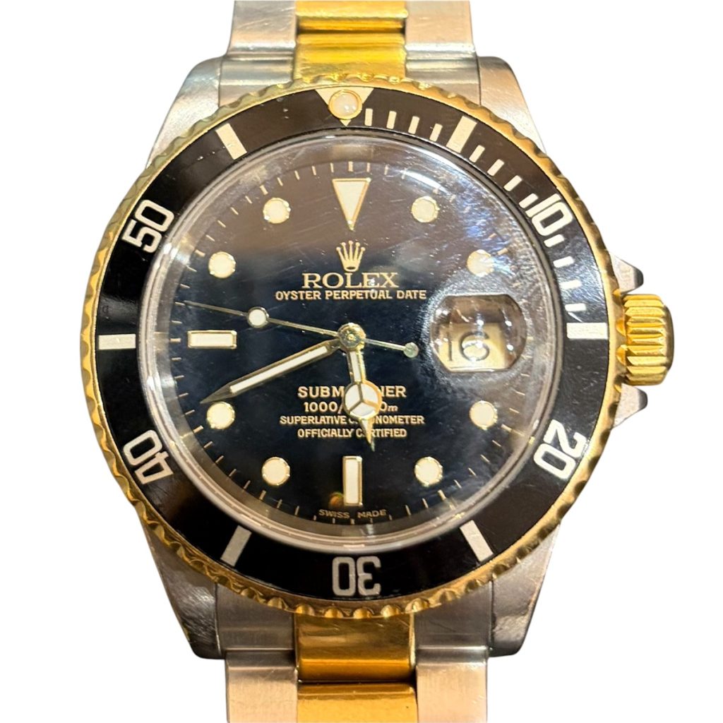 ロレックス(ROLEX) サブマリーナ デイト Ref.16613 黒サブ メンズ 腕時計