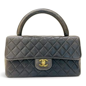 CHANEL (シャネル) マトラッセ トップハンドル  フラップ バッグ