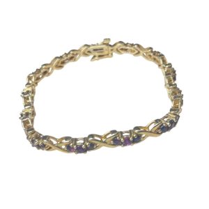 K18 18金 ルビー ブレスレット アクセサリー　ジュエリー