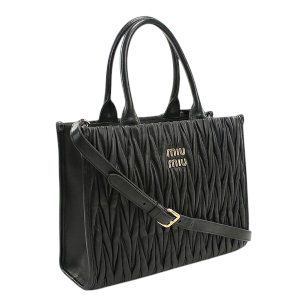 MIUMIU マテラッセ 2way トートバッグ