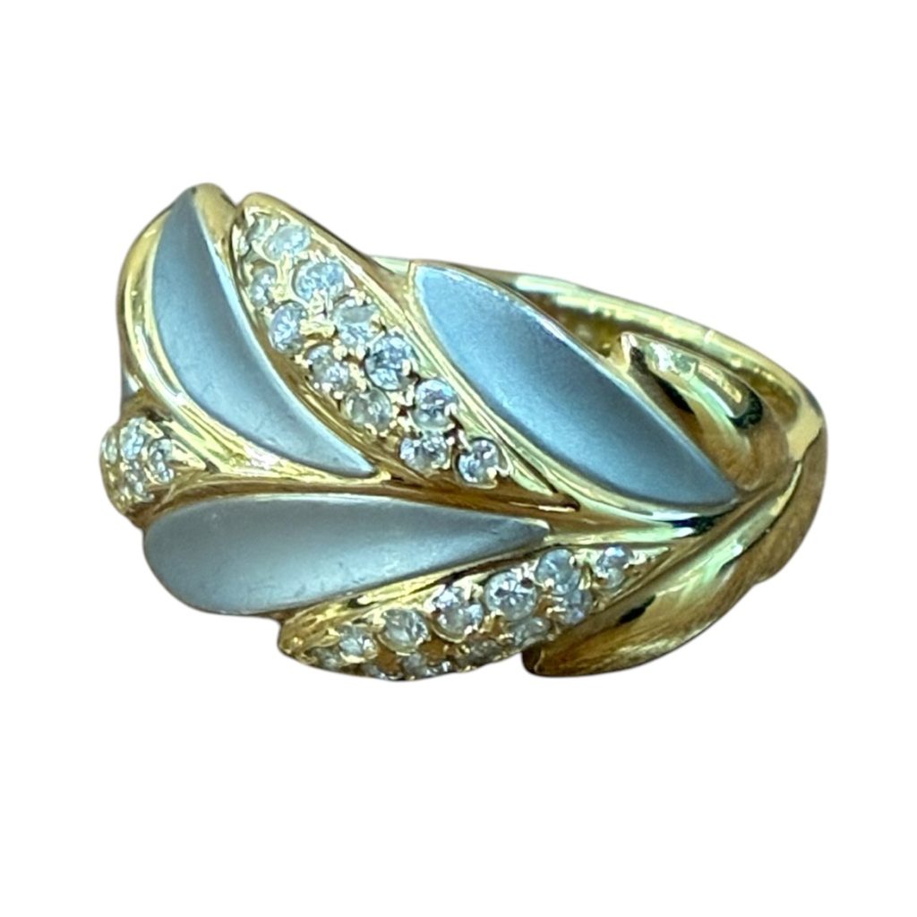 【貴金属買取強化中！】K18（18金）　Pt900（プラチナ900）　リング（指輪）アクセサリー　ダイヤモンド　