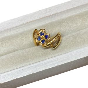 K18 18金 リング 石付き サファイア アクセサリー 貴金属