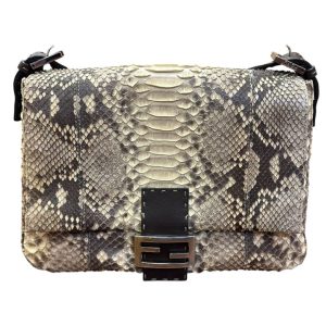 FENDI（フェンディ）パイソンレザー ショルダーバッグ