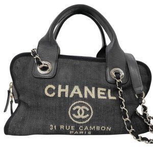 CHANEL シャネル ドーヴィル ボーリングバッグ