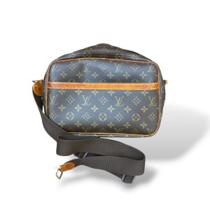 【Dランク】Louis Vuitton モノグラム リポーターPM M45254【破損】