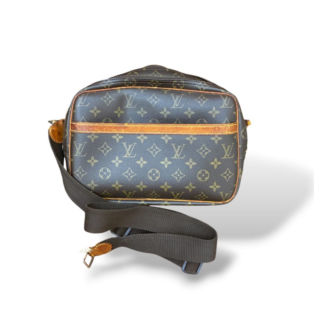 【Dランク】Louis Vuitton モノグラム リポーターPM M45254【破損】