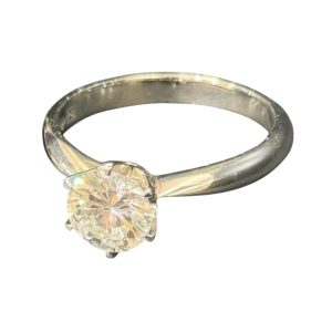 Pt900 プラチナ900 ダイヤモンド付きリング