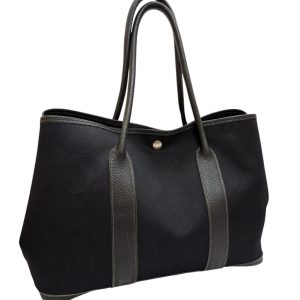 HERMES エルメス ガーデンパーティー PM　トワルオフィシエ×ブラック