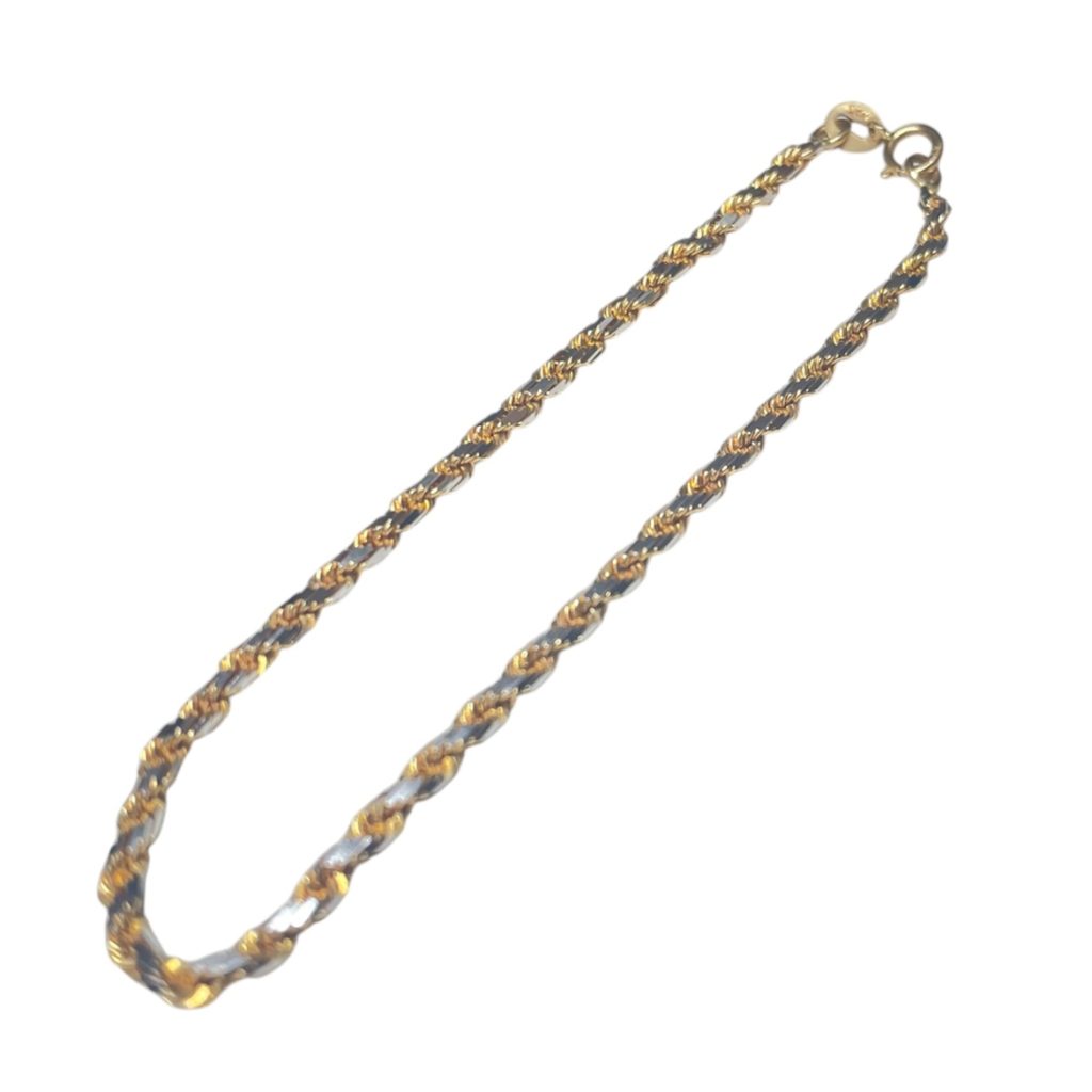 K18/Pt850 18金/プラチナ850 コンビブレスレット アクセサリー 貴金属