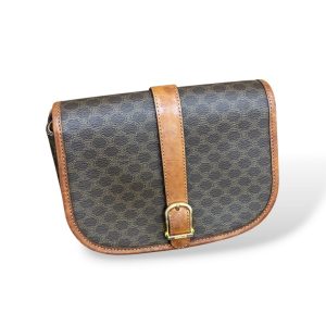 【Bランク】CELINE ヴィンテージ マカダム ショルダーバッグ