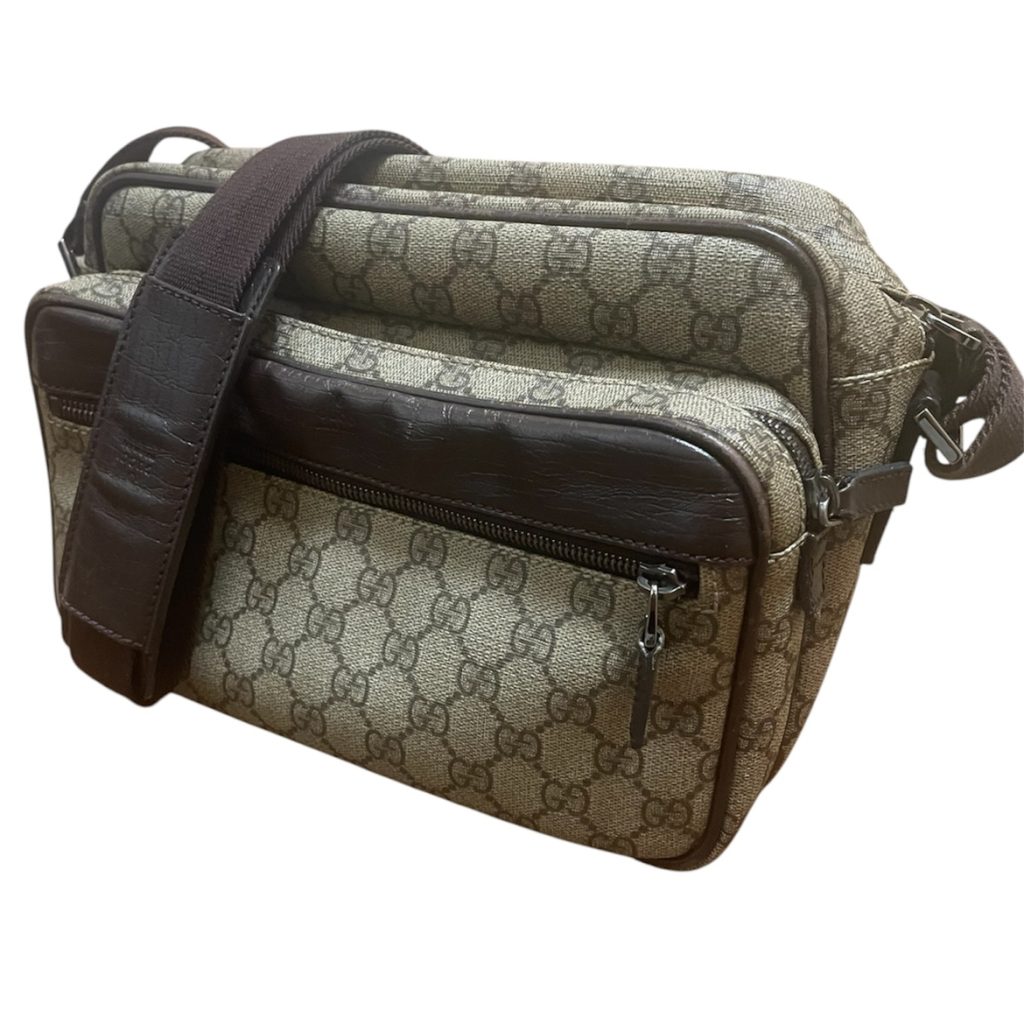 グッチ GUCCI GGスプリーム ショルダーバッグ カメラバッグ