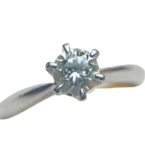 Pt900（プラチナ900）　ダイヤモンド0.27ct　リング