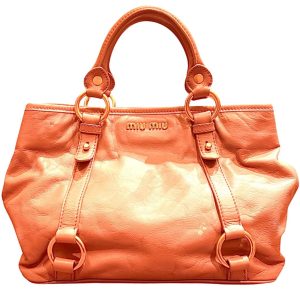 MIU MIU レザー トートバッグ