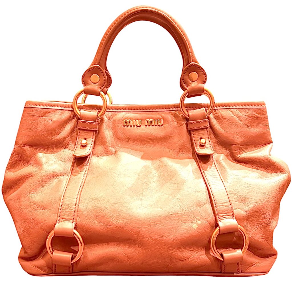 MIU MIU レザー トートバッグ