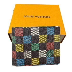 ルイヴィトン ポルトフォイユ・スレンダー LV バーズ・ダミエ