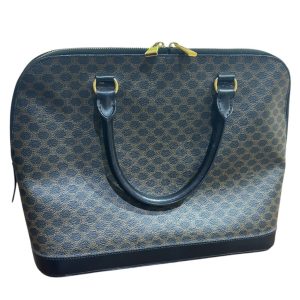 CELINE セリーヌ マカダム柄 ハンドバッグ（ボリード型）