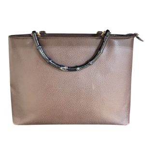 GUCCI グッチ バンブー レザー トートバッグ