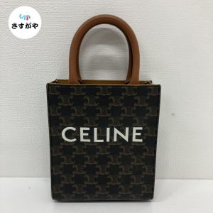CELINE ミニ バーティカル トリオンフ キャンバス