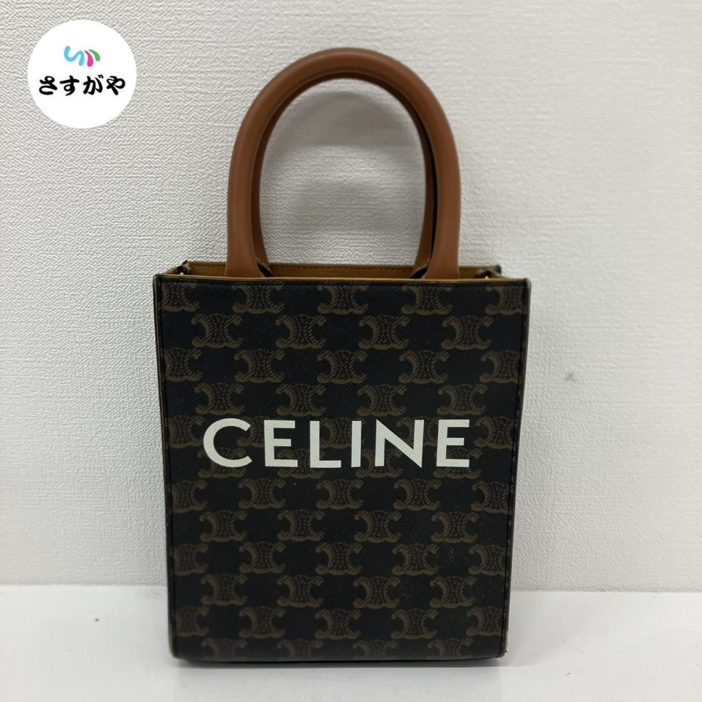 CELINE ミニ バーティカル トリオンフ キャンバス